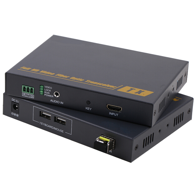 HDMI 光端機(jī)(無壓縮，KVM鍵盤鼠標(biāo)控制)